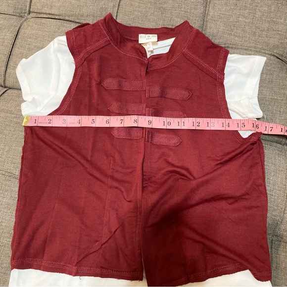 NWT Girls Love Tee Set, Vest, Necklace Size Large L 10 / 12 - Picture 9 of 9